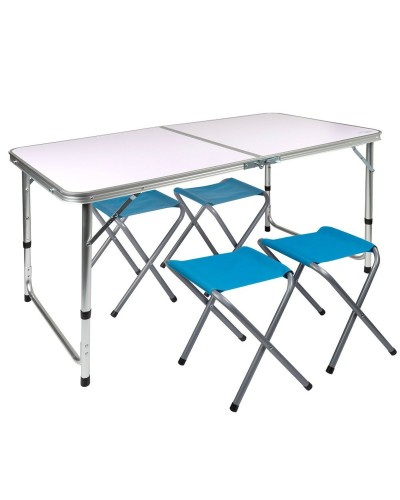 Aktiver Klapptisch Camping Leicht Aluminium Platzsparend
