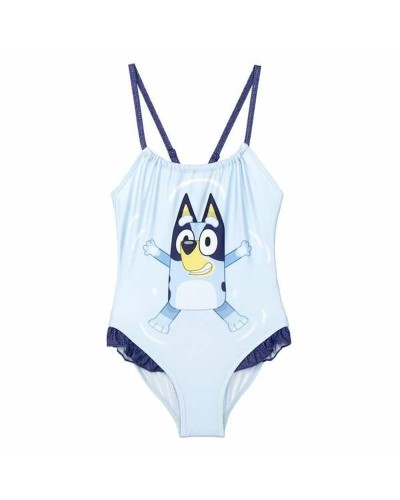 Disfraz de Bluey para Niña Azul Claro - Mar y Piscina Verano

