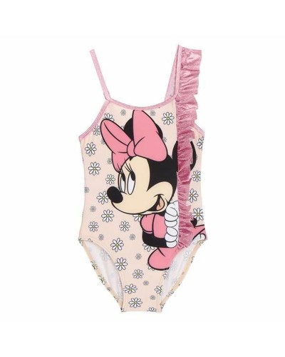 Minnie Maus rosa Badeanzug für Mädchen - Strand und Schwimmbad
