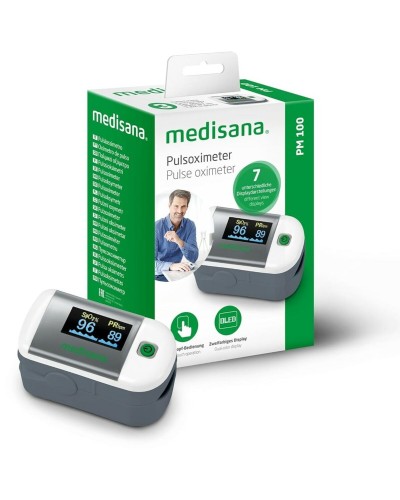 Medisana MED 79455 Finger Pulse Oximeter - Oxygen and Heart Rate Measurement
