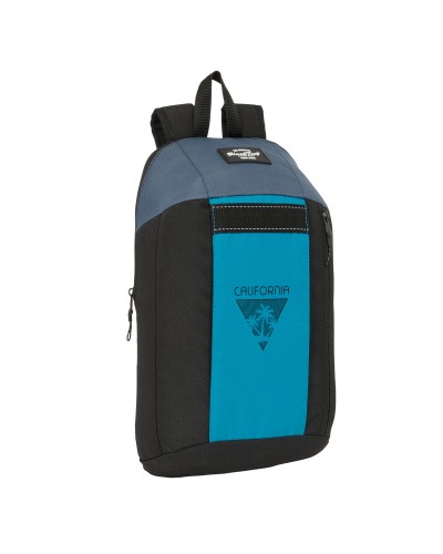 Lässiger Rucksack BlackFit8 California Blau/Schwarz - 22x39x10 cm
