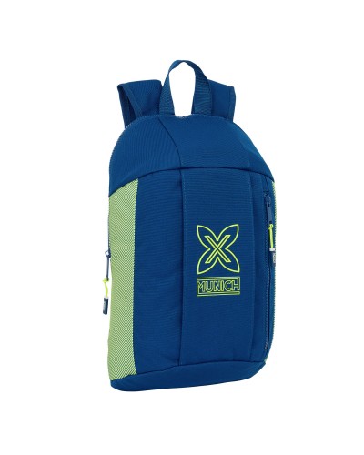 Mochila Casual Munich North Azul Marino - 22x39x10cm - Escuela y Tiempo Libre
