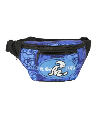 El Niño Roller: Hüfttasche Blau Schwarz 23x12x9cm - Sport & Freizeit
