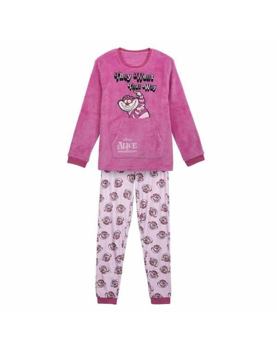 Pigiama Disney Fucsia Bambina Cotone Manica Lunga - Topolino
