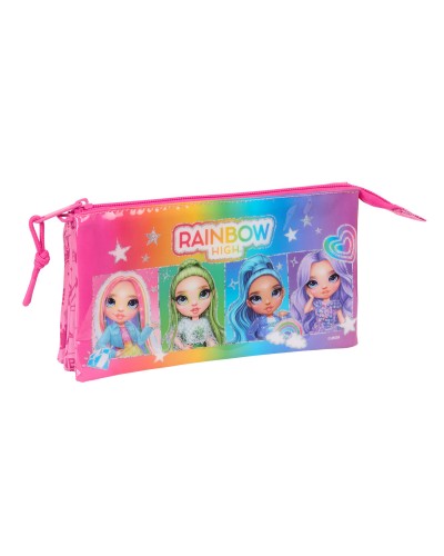 Neceser Rainbow High Shine Multicolor 22x12x3cm - Estuche Fashion
