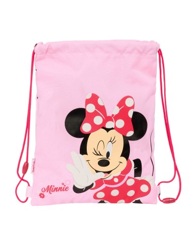 Skopåse med remmar Minnie Mouse Naive Rosa 26 x 34 x 1 cm