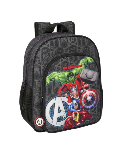 School Bag The Avengers Vendetta Black 32 x 38 x 12 cm