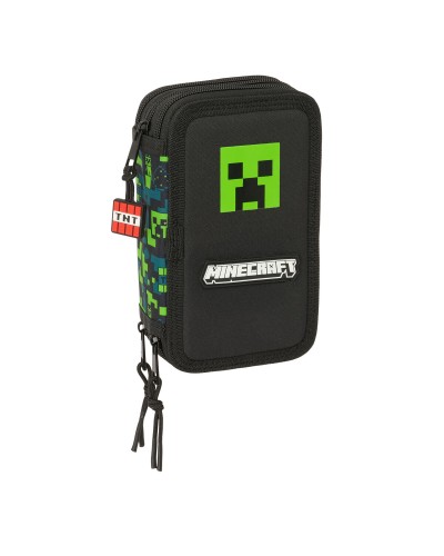 Trousse Triple Minecraft TNT - 37 Pièces - Multicolore 12,5x19,5x5,5 cm
