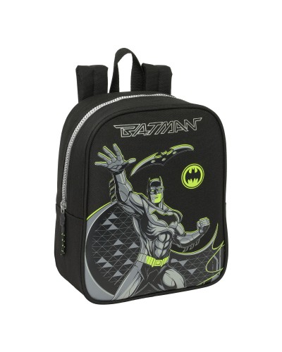 Sac à Dos École Batman Game Over Noir - 22x27x10 cm - Idéal pour Enfants
