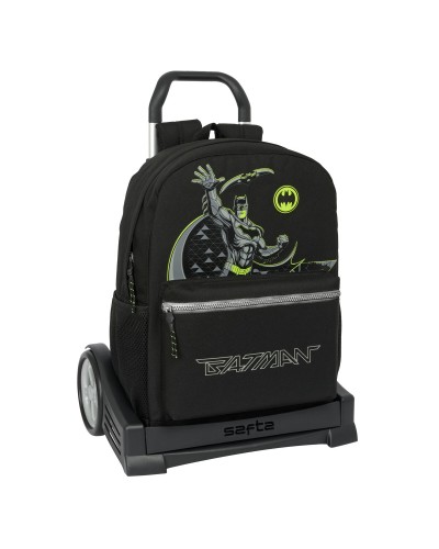 Trolley Scuola Batman Game Over Nero - 32x43x14 cm - Zaino Rotelle Bambino
