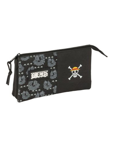 Necessaire One Piece Piraten Schwarz 22x12x3 cm - Reise-Allzwecktasche
