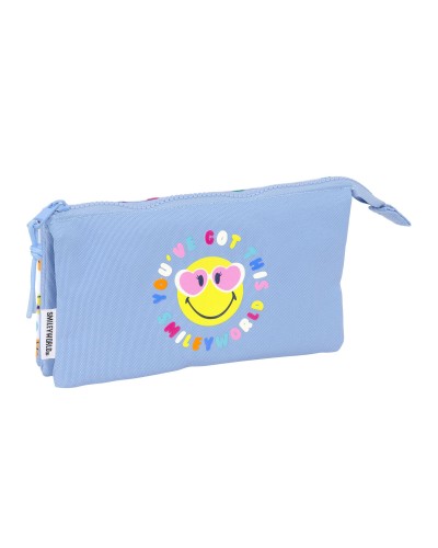 Alleshouder Smiley Joyful Multicolour Licht Blauw 22 x 12 x 3 cm
