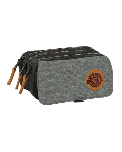 BlackFit8 Trousse Old School Noir/Gris 21.5x10x8cm - Fourre-tout

