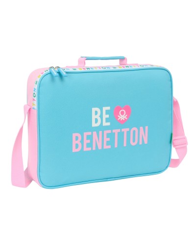 Benetton Bolso Escolar Unique Rosa Turquesa: 38x28x6cm - Mochila Escolar
