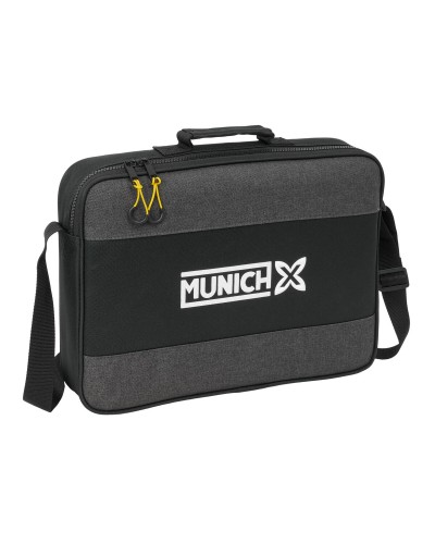 Schooltas Munich Topo Zwart 38 x 28 x 6 cm