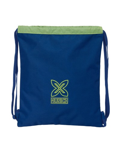 Rucksack mit Kordelzug Munich North Marineblau - 35x40cm - Sport & Freizeit
