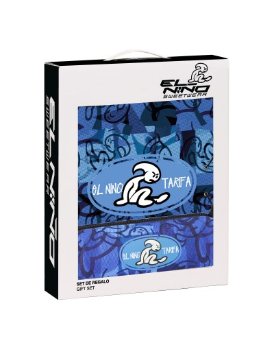 El Niño Geschenkset Roller Blau Schwarz - 2 Stück - Freestyle Skaten
