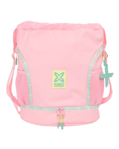 Sac à cordon Munich Candy Rose 35x40 cm - Sac de Sport et Loisirs
