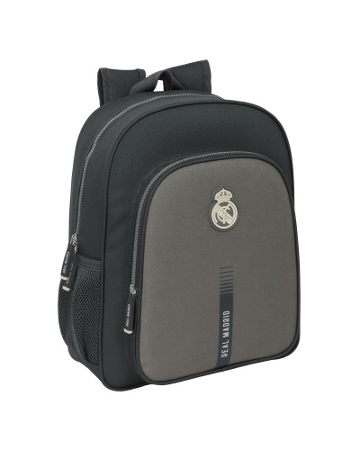 Real Madrid Schulrucksack Grau - 32x38x12 cm - Offizielles C.F. Produkt
