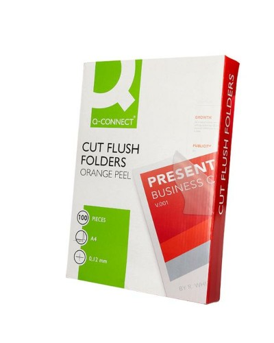 Documentenhouder Q-Connect KF24002 Transparant A4