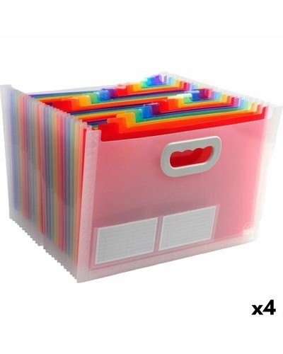 Sorteringsmapp Exacompta Transparent A4 (4 antal)