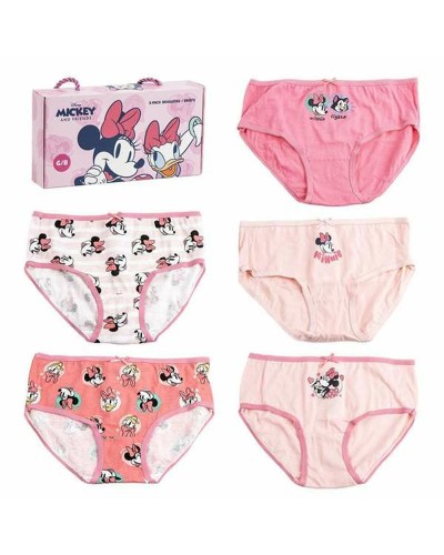 Slip Bambina Minnie Mouse - Confezione Mutandine Multicolore Cotone
