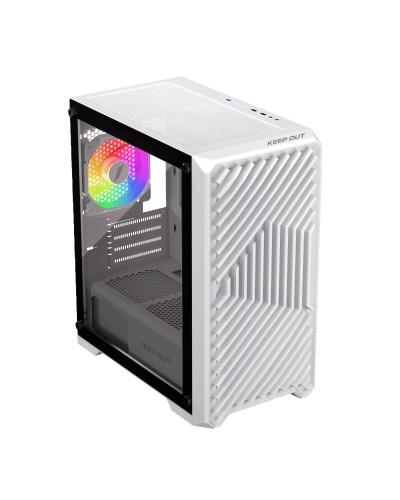 Case computer desktop ATX KEEP OUT XC-220W Bianco