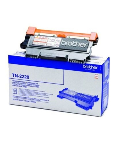 Brother TN-2220 Tóner Original Negro de Alta Capacidad - Impresión Profesional
