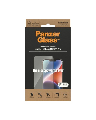 PanzerGlass Displayschutzfolie iPhone 14 / 13 / 13 Pro - Gehärtetes Glas
