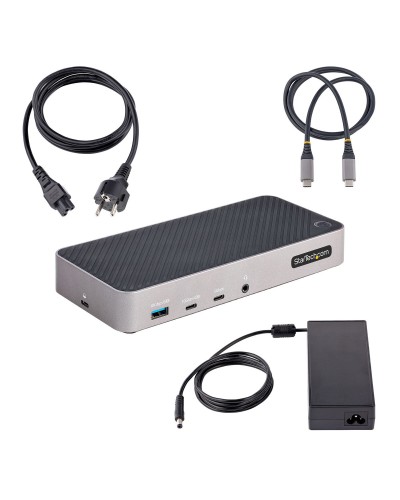 Station d'accueil USB-C StarTech Hub - USB 3.0, HDMI, Ethernet, Recharge

