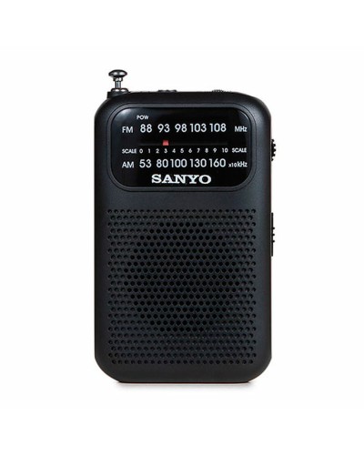 Radio Portable Sanyo AM/FM Compacte - Excellente Réception
