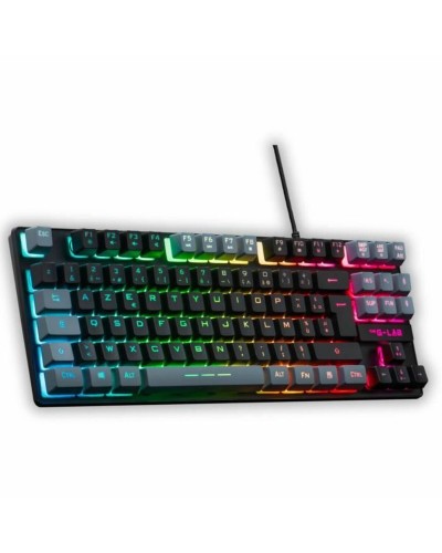 The G-Lab KEYZ Caesium : Clavier Gaming AZERTY Français Rétroéclairé

