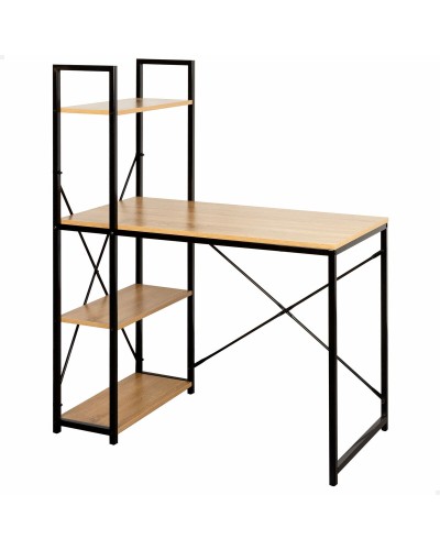 Scrivania con scaffale Max Home Acciaio Melammina Truciolare 120 x 12 x 64 cm