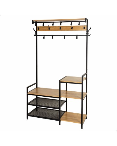 Jassenrek met schap Max Home Staal Melamine spaanderplaat Minimalist 102 x 180 x 40 cm