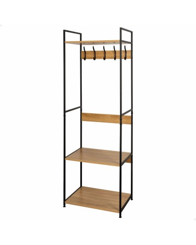 Takkiteline hylylllä Max Home Teräs Melamiini lastulevy Minimalistinen 60 x 175 x 40 cm