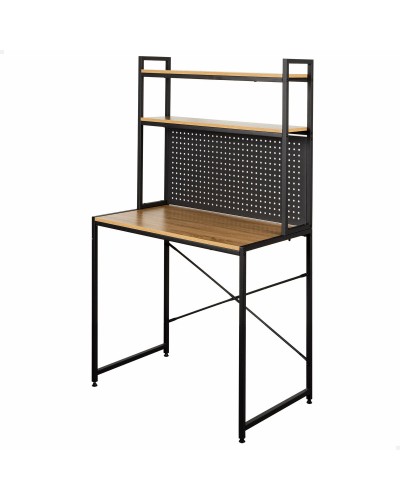 Desk with Shelves Max Home Steel Melamin Particleboard 84 x 148 x 50 cm