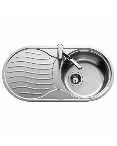Fregadero de Cocina Teka Acero Inoxidable DR-80 1 Seno Encastre
