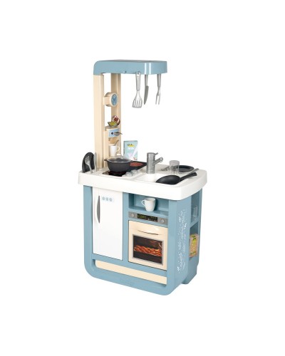 Smoby Bon Appetit: Beige and Light Blue Toy Kitchen - 52x32.5x95.7 cm
