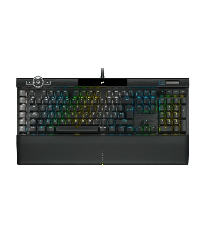 Tastiera per Giochi Corsair K100 RGB Optical-Mechanical Gaming Qwerty in Spagnolo Nero