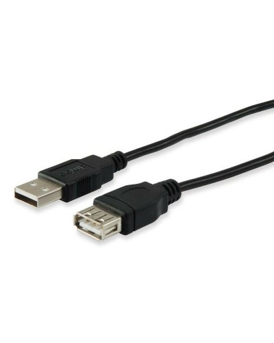 Equip Cable Alargador USB 2.0 Negro 5m - ¡Extiende tu Conexión!
