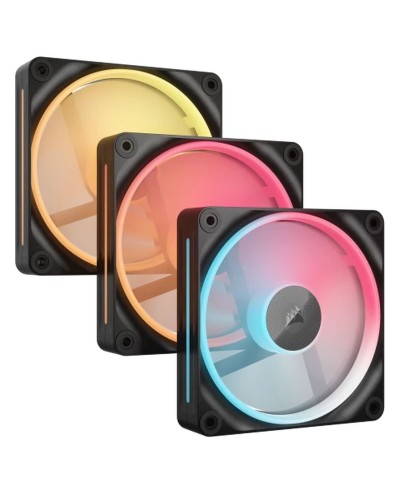 Corsair iCUE SP120 RGB ELITE - Ventilateur 120mm PWM, Optimisé pour Boîtier
