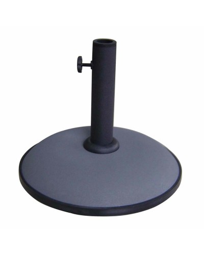 Marbueno Sonnenschirm-Basis Rund Beton 36x29,5 cm 11KG Grau Garten, Pool, Terrasse