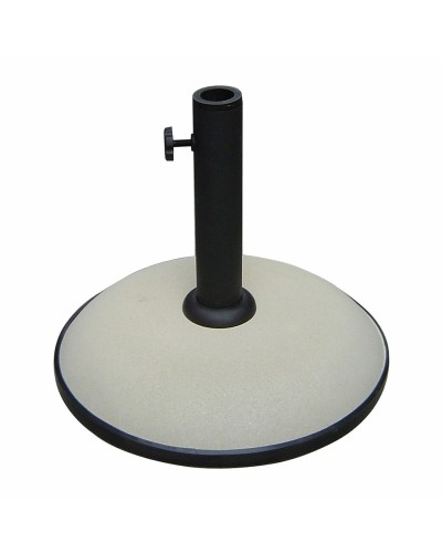 Marbueno Base Parasol Ronde 36x29,5 cm 11KG Blanc Jardin, Piscine, Terrasse 10445