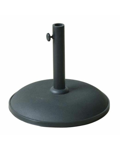 Marbueno Parasol Rond Cement 41,5x35 cm 15KG Zwart Tuin, Zwembad en Terras 10447