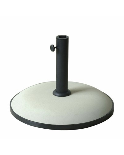 Marbueno Base Sombrilla Redonda Cemento 50x37 cm 25KG Blanco Jardin, Piscina y Terraza 10453