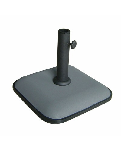 Marbueno Base Sombrilla Cuadrada Cemento 35X35X5,2 cm 11KG Gris Jardin, Piscina y Terraza 10454