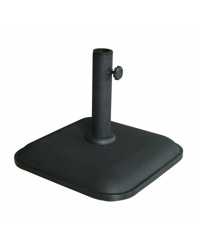 Marbueno Base Ombrellone Quadrato Cemento 35X35X5,2 cm 11KG Nero Giardino, Piscina 10455