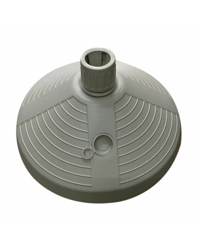 Marbueno Base Parasol Rond 38x38x14 cm 10L Blanc Jardin, Piscine, Terrasse 10502