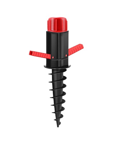 Marbueno Parasol Plastique Noir 37x6x6 cm Plage et Jardin 10505