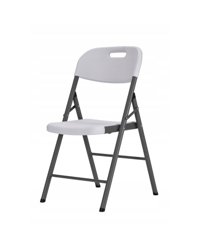 Marbueno Klappstuhl Resina Weiß 44x53x83 cm Catering, Strand und Camping 10531